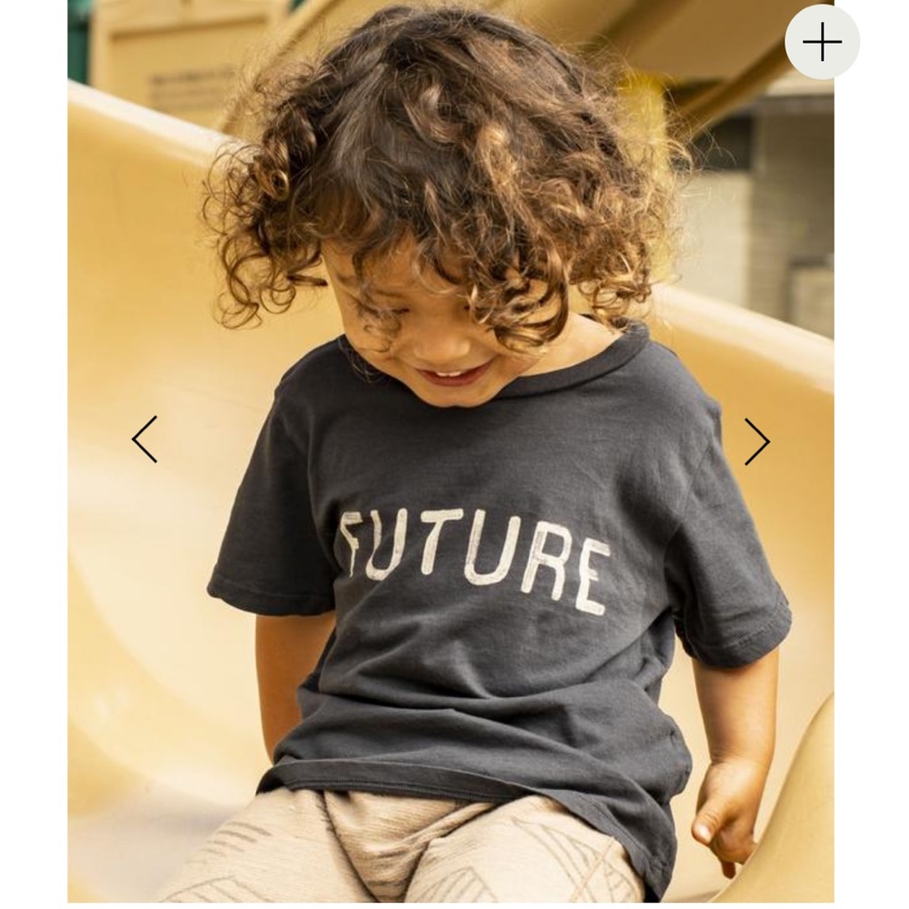 Made In USA 🇺🇸 Organic Cotton “Future” Kids Tee